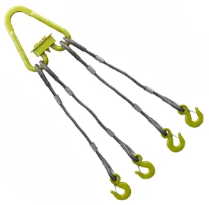 Строп канатный четырехветвевой 4СК-1т 1.5м (опрессовка)